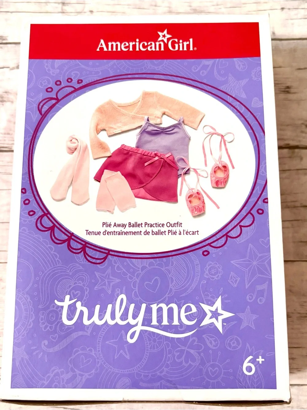 American Girl Doll Truly Me Plié Away Ballet Practice Outfit for 18” Dolls